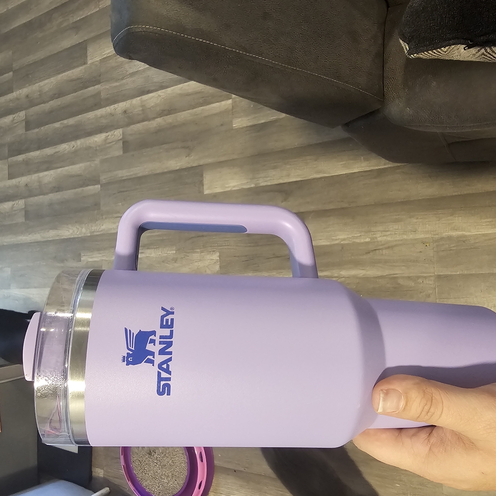 Stanley Purple Tumbler with Handle